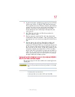 Preview for 17 page of Toshiba Satellite M50 Series User Manual