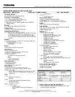 Preview for 1 page of Toshiba Satellite M500-ST54X1 Manual