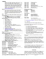 Preview for 2 page of Toshiba Satellite P25-S507 Specification Sheet