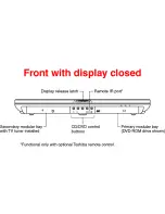 Preview for 14 page of Toshiba Satellite P25-S509 Specifications