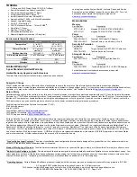 Preview for 2 page of Toshiba Satellite P35-S605 Specification Sheet