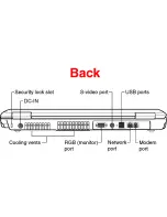 Preview for 11 page of Toshiba Satellite P35-S605 Specification Sheet