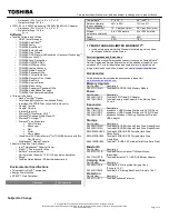 Preview for 2 page of Toshiba Satellite P500-BT2G23 Specifications