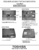 Preview for 3 page of Toshiba Satellite Pro 4300 Replacement Manual