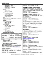 Preview for 2 page of Toshiba Satellite Pro S300-S1001 Specifications