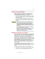 Preview for 7 page of Toshiba Satellite Pro S70-B Series User Manual