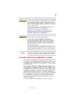 Preview for 5 page of Toshiba Satellite Pro serie U800 (Spanish) Manual Del Usuario