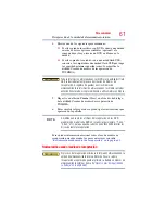 Preview for 61 page of Toshiba Satellite Pro serie U800 (Spanish) Manual Del Usuario