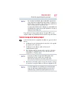 Preview for 87 page of Toshiba Satellite Pro serie U800 (Spanish) Manual Del Usuario