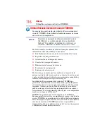 Preview for 116 page of Toshiba Satellite Pro serie U800 (Spanish) Manual Del Usuario