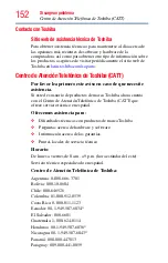 Preview for 152 page of Toshiba Satellite Pro U800W Series (Spanish) Manual Del Usuario