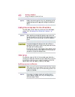 Preview for 40 page of Toshiba Satellite Radius 11 User Manual