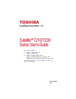 Preview for 1 page of Toshiba Satellite T215D User Manual