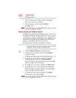 Preview for 100 page of Toshiba Satellite T215D User Manual