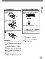 Preview for 15 page of Toshiba SD-100X Owner'S Manual