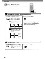 Preview for 22 page of Toshiba SD-100X Owner'S Manual