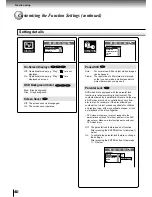 Preview for 40 page of Toshiba SD-100X Owner'S Manual