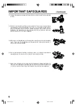 Preview for 6 page of Toshiba SD-1810 Owner'S Manual