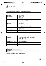 Preview for 41 page of Toshiba SD-1810 Owner'S Manual