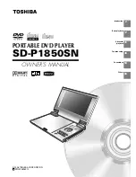 Toshiba SD-1850 Owner'S Manual preview