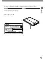 Preview for 3 page of Toshiba SD-1850 Owner'S Manual