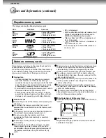 Preview for 10 page of Toshiba SD-1850 Owner'S Manual