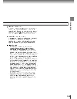 Preview for 21 page of Toshiba SD-1850 Owner'S Manual