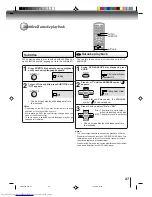 Preview for 27 page of Toshiba SD-K740 Owner'S Manual