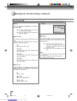 Preview for 36 page of Toshiba SD-K740 Owner'S Manual