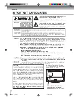 Preview for 2 page of Toshiba SD-P4000 Owner'S Manual