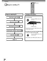 Preview for 22 page of Toshiba SD-P5000 Owner'S Manual