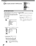 Preview for 28 page of Toshiba SD-P5000 Owner'S Manual