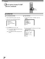 Preview for 30 page of Toshiba SD-P5000 Owner'S Manual