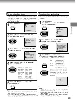 Preview for 25 page of Toshiba SD-V280 Owner'S Manual