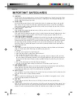 Preview for 4 page of Toshiba SD-V392 - DVD/VCR Combo Owner'S Manual