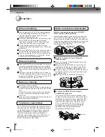 Preview for 6 page of Toshiba SD-V392 - DVD/VCR Combo Owner'S Manual