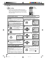 Preview for 24 page of Toshiba SD-V392 - DVD/VCR Combo Owner'S Manual