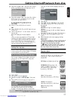 Preview for 13 page of Toshiba SD3300 Owner'S Manual