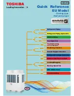 Preview for 1 page of Toshiba SMMS-e Quick Reference