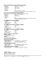 Preview for 2 page of Toshiba T-Series T4500 Specifications