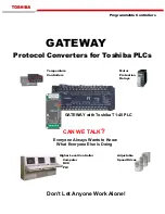 Preview for 1 page of Toshiba T1-40 PLC Specification