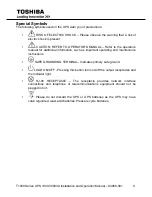 Preview for 19 page of Toshiba T1000 Series Installation And Operation Manual