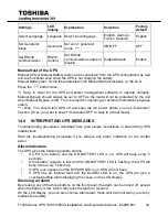 Preview for 44 page of Toshiba T1000 Series Installation And Operation Manual