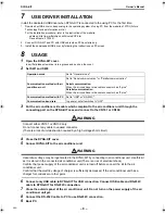 Preview for 10 page of Toshiba TCB-DK01SS-E Owner'S Manual