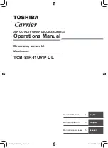 Toshiba TCB-SIR41UYP-UL Operation Manual preview