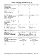 Preview for 2 page of Toshiba Tecra 700CS Specification Sheet