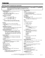 Preview for 1 page of Toshiba Tecra A10-ST9017 Manual
