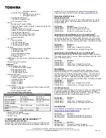 Preview for 2 page of Toshiba Tecra A10-ST9017 Manual
