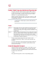 Preview for 12 page of Toshiba Tecra A3 User Manual