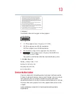 Preview for 13 page of Toshiba Tecra A3 User Manual